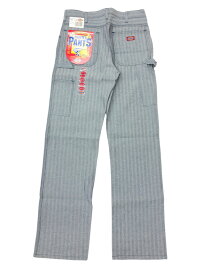 【Deadstock】ディッキーズ Dickies CH1997A ヘリンボーン ペインターパンツ size(表記)：29×34, 30×34, 31×34, 32×34, 33×34, 34×34, 36×34 ネイビー×ホワイト Made in U.S.A 新古品 デッドストック HBT 古着 mellow楽天市場店