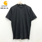 【新品】ゆうパケット対応 Carhartt WIP カーハート スクリプトロゴ刺繍 Tシャツ ウォッシュ加工 半袖 サイズ：M, L, XL ブラック 新品 mellow あす楽対応 古着 mellow楽天市場店