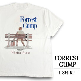 フォレスト・ガンプ Tシャツ 半袖 FORREST GUMP 両面プリント ムービーTシャツ サイズ：メンズ XL ホワイト ビッグサイズ 大きいサイズ あす楽対応【新品】