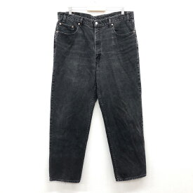 ★30%オフ クーポン 4/30 14時まで★US古着 カナダ製 リーバイス Levi's 550 ブラックデニム パンツ テーパード REXED FIT サイズ：W40 L30.5 あす楽対応 【中古】