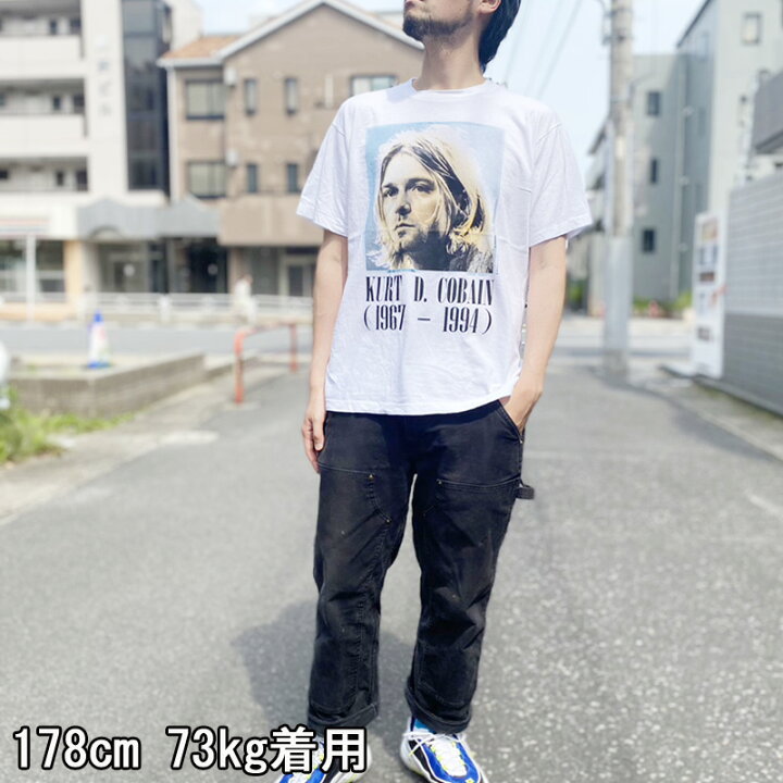 楽天市場】カート・コバーン Tシャツ 半袖 KURT COBAIN 追悼 バンドT  