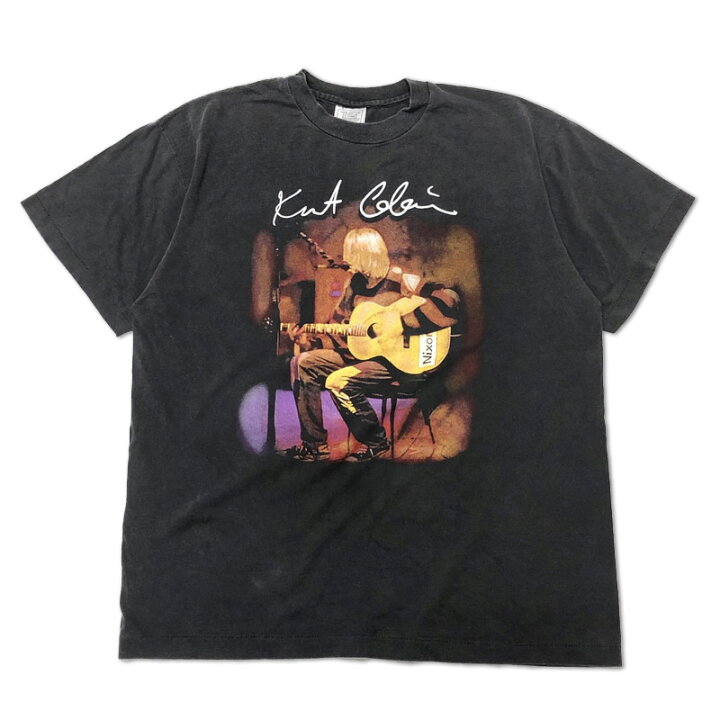 楽天市場】カートコバーン Tシャツ 半袖 KURT COBAIN フェード  