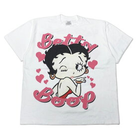 ベティ・ブープ Tシャツ 半袖 BETTY BOOP 両面プリント サイズ：メンズ L ホワイト【新品】