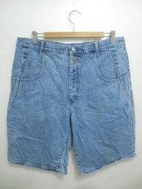 【50％オフ★お得なクーポンあり】ゲス ジーンズ/GUESS JEANS デニム ショートパンツ サイズ：W35.5 色落ち 【ハーフパンツ】【古着】 古着 【中古】 中古 mellow 【あす楽対応】【古着屋mellow楽天市場店】