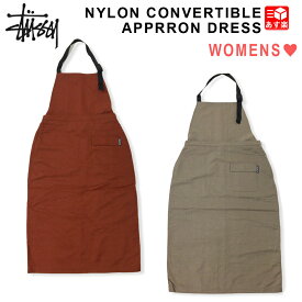 レディース ステューシー STUSSY WOMENS ナイロン コンバーチブル エプロン ドレス NYLON CONVERTIBLE APRON DRESS ブリック トープ 5 , 7 【211177】【新品】 新品 mellow USA企画 ストリート【あす楽対応】【古着屋mellow楽天市場店】