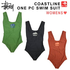 レディース ステューシー STUSSY コーストライン ロゴ プリント ワンピース スイムスーツ 水着 COASTLINE ONE PC SWIM SUIT XS,S オレンジ,グリーン,ブラック【213064】NEW【新品】 新品 WOMEN 最安値に挑戦 USA直輸入【あす楽対応】【古着屋mellow楽天市