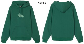 ステューシーSTUSSYスウェットパーカーベーシックコピーライトアップリケフーディーBASICCOPYRIGHTAPPLIQUEHOODブラックグリーンS,M,L,XL【118325】【新品】新品mellowUSA企画プルオーバー【あす楽対応】【古着屋mellow楽天市場店】