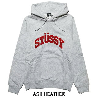 ステューシーSTUSSYスウェットパーカーフーディーシェニールアーチアップリケCHENILLEARCHAPPLIQUEHOODブラックグレーネイビーS,M,L,XL【118336】【新品】新品mellowUSA企画プルオーバーストリート【あす楽対応】【古着屋mellow楽天市場店】