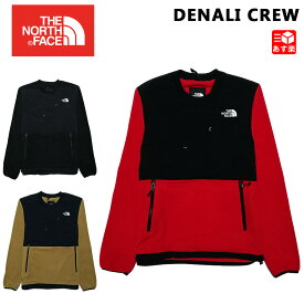 ノースフェイス THE NORTH FACE デナリ クルー フリース プルオーバー ジャケット MEN'S DENALI CREW レッド ブラック カーキ サイズ：S M L XL 【NF0A3XCB】【新品】 新品 mellow USA企画 Fleece 【あす楽対応】【古着 mellow楽天市場店】