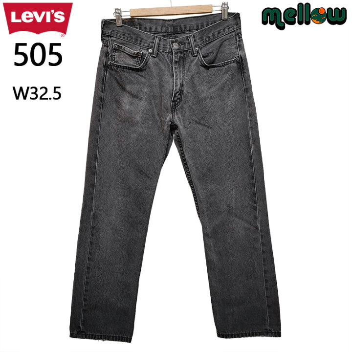 楽天市場】リーバイス 505 ブラック デニム パンツ Levi