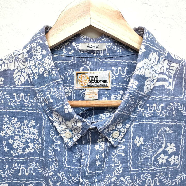 楽天市場】レインスプーナー ハワイアン アロハシャツ 半袖 リバース  
