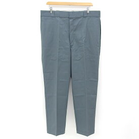 ディッキーズ/Dickies 874 ワークパンツ 無地 実寸：W43 L30 モスグリーン Made in U.S.A Deadstock デッドストック 【新古品】 新古品 mellow 【古着屋mellow楽天市場店】