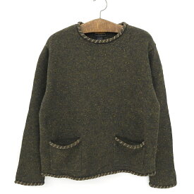 レディース ウールリッチ WOOLRICH ロールネックセーター モスグリーン　サイズ：WOMEN'S L 【古着】 古着 【中古】 中古 mellow【古着屋mellow楽天市場店】