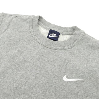 ナイキ/NIKEロゴ刺繍スウェットシャツトレーナー長袖サイズ:Sヘザーグレー【古着】古着【中古】中古mellow【あす楽対応】【古着屋mellow楽天市場店】