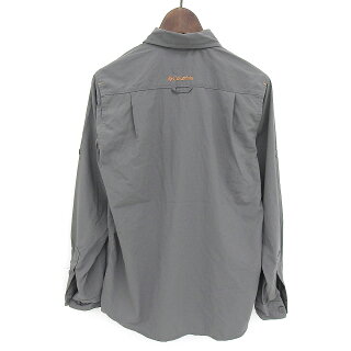 コロンビア/Columbiaナイロンシャツ長袖サイズ:YOUTHMチャコールグレー【古着】古着【中古】中古mellow【あす楽対応】【古着屋mellow楽天市場店】