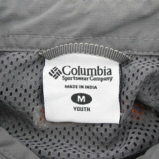 コロンビア/Columbiaナイロンシャツ長袖サイズ:YOUTHMチャコールグレー【古着】古着【中古】中古mellow【あす楽対応】【古着屋mellow楽天市場店】