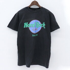 90's Hard Rock Cafe ハードロックカフェ Tシャツ プリント 半袖 MADE IN USA サイズ：M ブラック 【古着】 古着 【中古】 中古 mellow 【古着屋mellow楽天市場店】