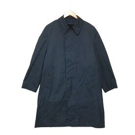 ロンドンフォグ LONDON FOG ステンカラー トレンチコート ボアライナー付き 無地 長袖 サイズ：40 SHORT ネイビー 【Maincoats】 【古着】 古着 【中古】 中古 mellow 【古着屋mellow楽天市場店】