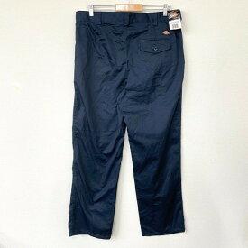 【30％オフ★お得なクーポンあり】ディッキーズ Dickies REAPER TROUSERS ワークパンツ チノパンツ 無地 サイズ：W37 L31.5 ネイビー Deadstock デッドストック 【新古品】 新古品 mellow ユーロ規格 【あす楽対応】 【古着屋mellow楽天市場店】