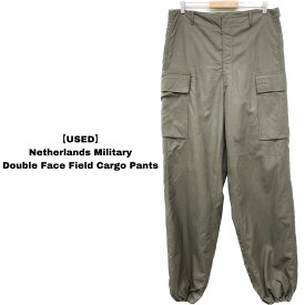 【30％オフ★お得なクーポンあり】80's Netherlands Military Double Face Field Cargo Pants オランダ軍 ダブルフェイス フィールド カーゴパンツ サイズ：53,51,48 グレー系【ミリタリー】【古着】 古着 【中古】 中古 mellow 【あす楽対応】 【古着屋mellow楽天市場店