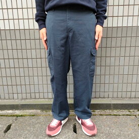 【30％オフ★お得なクーポンあり】ディッキーズ Dickies カーゴ ワークパンツ 無地 サイズ：W34 L29 ネイビー 【古着】 古着 【中古】 中古 【あす楽対応】 mellow 【古着屋mellow楽天市場店】