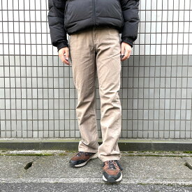 【30％オフ★お得なクーポンあり】カーハート Carhartt ワークパンツ ブーツカット キャンバス地 ロゴ パッチ サイズ：W33 L33 ライトブラウン系 【古着】 古着 【中古】 中古 【あす楽対応】 mellow 【古着屋mellow楽天市場店】