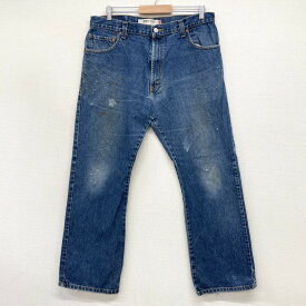 US古着 リーバイス Levi's 517 デニム パンツ ブーツカット サイズ：W36 L30.5 インディゴ あす楽対応 【中古】