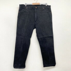 US古着 ラングラー Wrangler ブラック デニム パンツ テーパード 13MWZWK サイズ：W41 L31 あす楽対応 【中古】