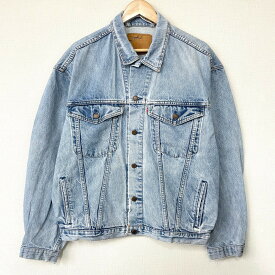 ★20%オフ クーポン 4/30 14時まで★リーバイス Levi's 75525-0412 デニム トラッカー ジャケット ジージャン 色落ち サイズ：L インディゴ 【Levis】【古着】 古着 【中古】 中古 mellow 【あす楽対応】【古着屋mellow楽天市場店】