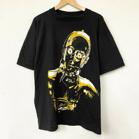 【ゆうパケット対応】スター ウォーズ STAR WARS Tシャツ 半袖 C-3PO プリント サイズ：XL ブラック 【新品】 新品 mellow 【あす楽対応】【古着屋mellow楽天市場店】