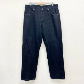 【30％オフ★お得なクーポンあり】US古着 ラングラー Wrangler ブラック デニム パンツ テーパード RELAXED FIT サイズ：W38 L33 ビッグサイズ 97601CB あす楽対応 【中古】