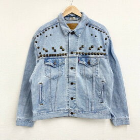 90's Levi's 70507-4834 リーバイス トラッカージャケット スタッズ デニム ジージャン サイズ：メンズ M インディゴ ブルー あす楽対応【中古】