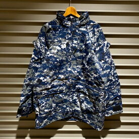 U.S.NAVY ECWCS GEN2 NWU Digital Camo GORE-TEX PARKA デジタルカモ ゴアテックスパーカー サイズ：MEDIUM-LONG ネイビー【PARKA, WORKING, US NAVY】