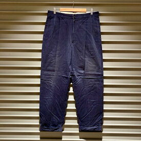 ポロ ラルフローレン POLO RALPH LAUREN チノパンツ ツータック 無地 HAMMOND PANT サイズ：W35 L30.5 ネイビー【中古】