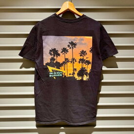 インアンドアウトバーガー IN-N-OUT BURGER Tシャツ 半袖 California ロゴ プリント サイズ：メンズ M ブラック ゆうパケット対応【中古】