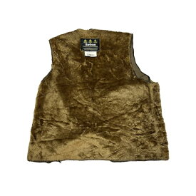 イングランド製 バブアー Barbour Fur Liner Vest ファー ライナー ベスト サイズ表記：C44 ブラウン あす楽対応【中古】