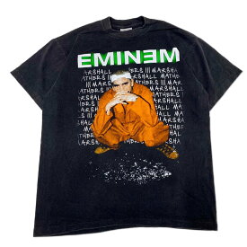 エミネム Tシャツ 半袖 EMINEM フェード ブラック サイズ：メンズ L、XL アーティスト ラップ ヒップホップ 大きいサイズ 【新品】