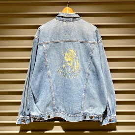 MGM GRAND デニム ジャケット ジージャン アニマル ライオン バック刺繍 長袖 サイズ：メンズ XL ビッグサイズ インディゴ【中古】