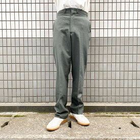 ★30%オフ クーポン 4/30 14時まで★【中古】80’s U.S. ARMY Trousers Dress Pants アメリカ軍 トラウザー ドレスパンツ サイズ：29R ダークグリーン系 古着 中古 mellow あす楽対応 古着屋mellow楽天市場店