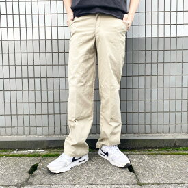 ★30%オフ クーポン 4/30 14時まで★レディース US古着 ディッキーズ GENUINE Dickies ワークパンツ ダブルニー UP200DS サイズ：W30 L30 ベージュ あす楽対応 【中古】