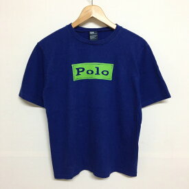 ポロ ラルフローレン/Polo by Ralph Lauren ロゴプリント Tシャツ 半袖 サイズ：Boy's M ブルー【古着】 古着 【中古】 中古 mellow 【あす楽対応】【古着屋mellow楽天市場店】