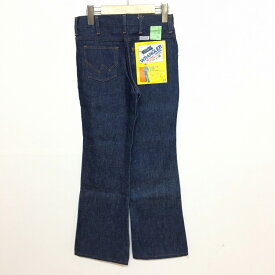 ラングラー/Wrangler FLARE LEG JEANS フレア デニム パンツ 実寸:W26 L27 ネイビー Made in U.S.A デッドストック Deadstock【新古品】新古品 mellow【あす楽対応】【古着 mellow楽天市場店】