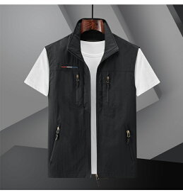 【Fashion SALE】ベスト メンズ アウトドア 春夏 お釣りベスト フィッシングベスト 大きいサイズ ゆったり 多機能ベスト カジュアル サマージャケット 薄手 ワークベスト メンズトップス 作業着 農業 涼しい ポケット 父の日