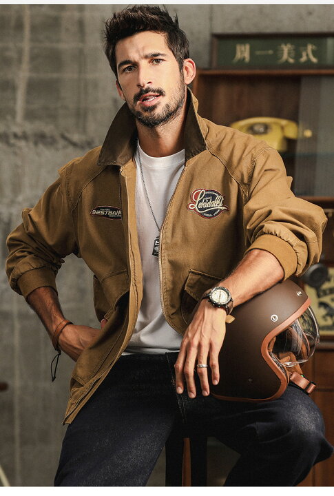 楽天市場】【全品12%OFF】メンズ ジャケット 春秋 ブルゾン ミリタリー  