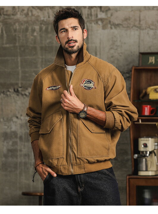 楽天市場】【全品12%OFF】メンズ ジャケット 春秋 ブルゾン ミリタリー  