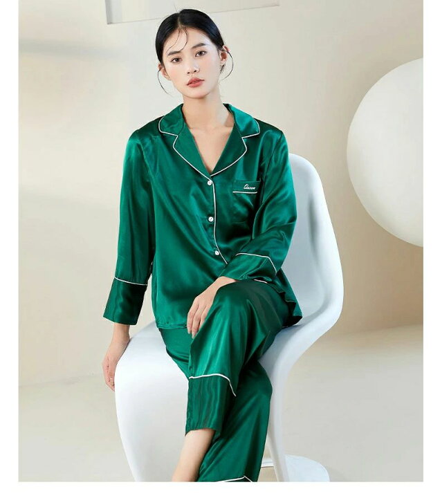 楽天市場】【マラソン限定12%off】シルクパジャマ シルク100% 6Aランク 