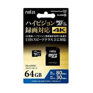 fBEX RP-MSX64U3 microSDXCJ[h 64GB CLASS10
