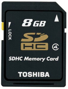 TOSHIBA SDHCJ[h 8GB Class4 SD-C08GT4