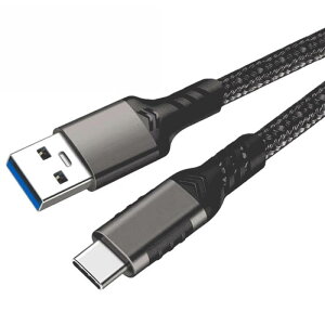 USB-A to USB-C �P�[�u�� USB Type C�P�[�u���y10Gbps�f�[�^�]�� 60W�}���[�d�z USB3.2 Gen2�W�� PD�Ή� �^�C�vc �P�[�u�� ���ϋv�i�C�����҂� Nintendo Switch�AXperia�AAQUOS�AGal