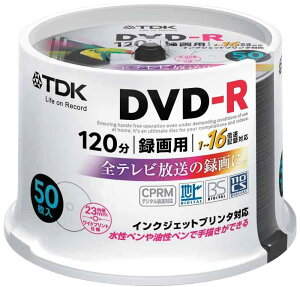 TDK LoR ^pDVD-R fW^^Ή(CPRM) 1-16{ CNWFbgv^Ή(zCgECh)